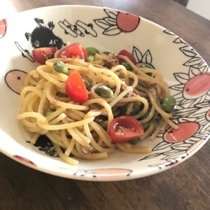 ツナと夏野菜の冷製パスタ